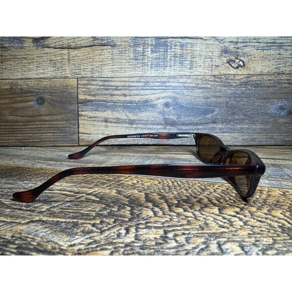Kenneth Cole Women’s Sunglasses Brown Tortoise Cat Eye 47□18-140 - Picture 6 of 11